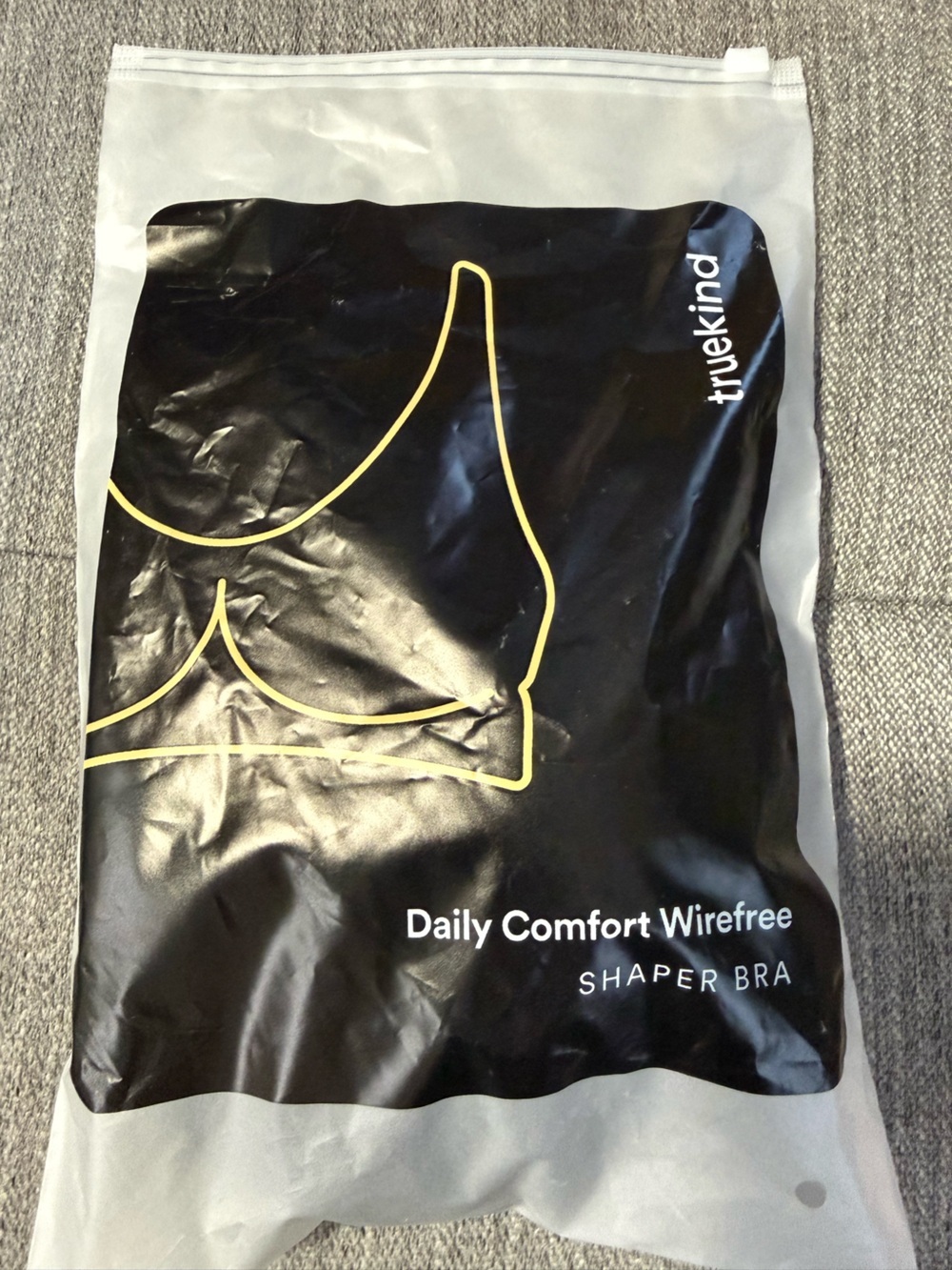 NWT Truekind Daily Comfort Wirefree Shaper Bra, Size Small, Black - Picture 8 of 9